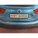 Black stainless steel bumper protector suitable for Nissan Qashqai II Facelift 2017- 'Ribs', Thumbnail 3
