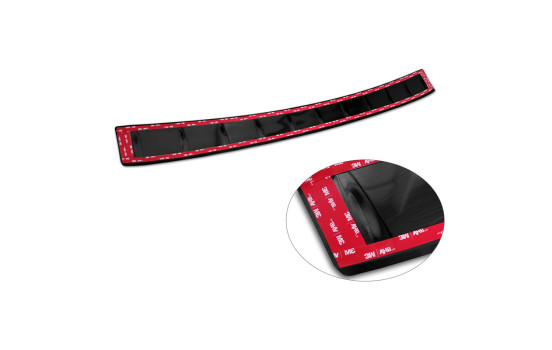 Black stainless steel bumper protector suitable for Opel Astra L Sportstourer 2022- 'Ribs', Image 7
