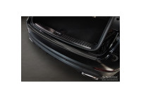 Black stainless steel bumper protector suitable for Porsche Cayenne III 2017-