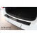 Black stainless steel bumper protector suitable for Seat Leon Sportstourer 2020- 'Ribs'