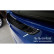 Black stainless steel bumper protector suitable for Skoda Octavia IV Liftback 2020- 'Ribs', Thumbnail 2