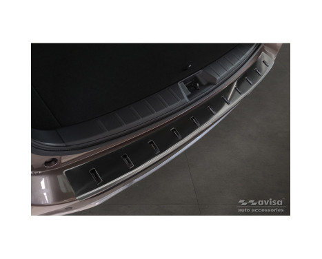 Black stainless steel bumper protector suitable for Subaru Forester (SK) 2018- 'STRONG EDITION', Image 3