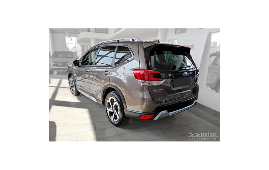Black stainless steel bumper protector suitable for Subaru Forester (SK) 2018- 'STRONG EDITION', Image 6