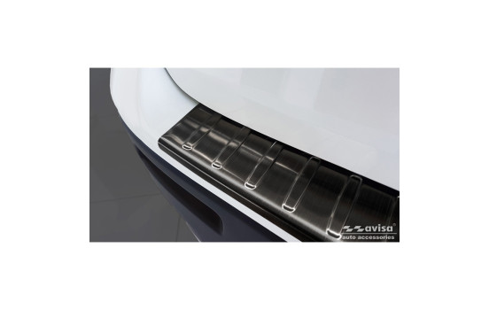 Black stainless steel bumper protector suitable for Suzuki Vitara II 2015-2018 & FL 2018- incl. Hybrid 'Rib, Image 4