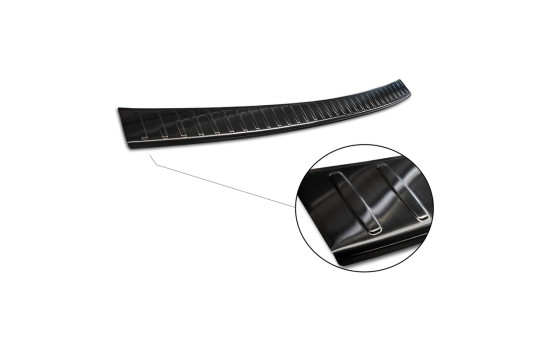 Black stainless steel bumper protector suitable for Suzuki Vitara II 2015-2018 & FL 2018- incl. Hybrid 'Rib, Image 5