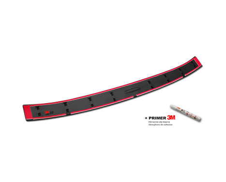 Black stainless steel bumper protector suitable for the Mazda MX-30 2020- 'STRONG EDITION', Image 7