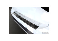 Black stainless steel bumper protector suitable for the Volkswagen T-Cross 2019- 'STRONG EDITION'