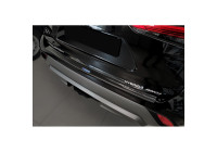 Black stainless steel bumper protector suitable for Toyota Highlander (XU70) 2020- 'Hybrid'