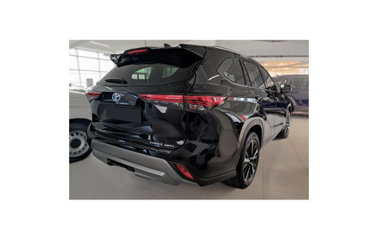 Black stainless steel bumper protector suitable for Toyota Highlander (XU70) 2020- 'Hybrid', Image 5
