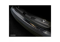 Black stainless steel bumper protector suitable for Volkswagen Caddy 2004-2015 & FL 2015- 'Ribs'