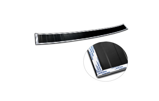 Black stainless steel bumper protector suitable for Volkswagen Crafter & MAN TGE 2017- 'Ribs' ('XL'-, Image 6