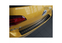 Black stainless steel bumper protector suitable for Volkswagen Golf VII HB 5-door 2012-2017 & 2017- 'Ribs'