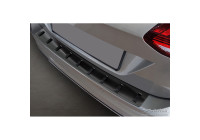 Black stainless steel bumper protector suitable for Volkswagen Golf VII Variant Facelift 2017-2019 (incl. R