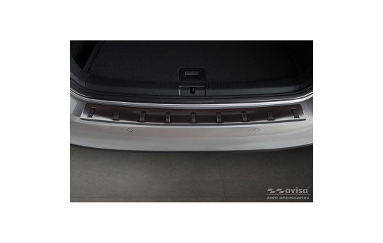 Black stainless steel bumper protector suitable for Volkswagen Golf VII Variant incl. Alltrack 2012-2017 'S, Image 3