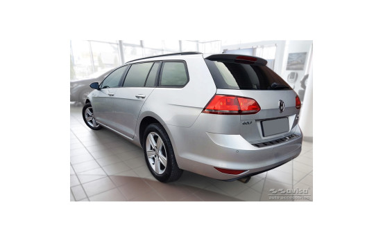 Black stainless steel bumper protector suitable for Volkswagen Golf VII Variant incl. Alltrack 2012-2017 'S, Image 5