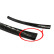 Black stainless steel bumper protector suitable for Volkswagen Golf VIII HB 5-door 2020- 'Ribs', Thumbnail 5