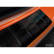 Black stainless steel bumper protector suitable for Volkswagen T-Cross 2019- 'Ribs', Thumbnail 4