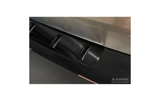 Black stainless steel bumper protector suitable for Volkswagen Transporter T5 2003-2015 incl. Multivan/Cara, Image 4