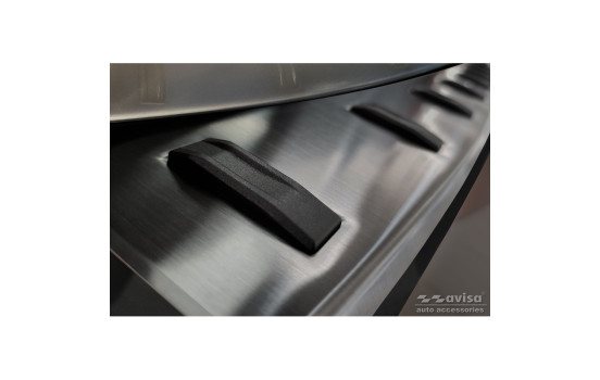 Black stainless steel bumper protector suitable for Volkswagen Transporter T5 2003-2015 incl. Multivan/Cara, Image 5