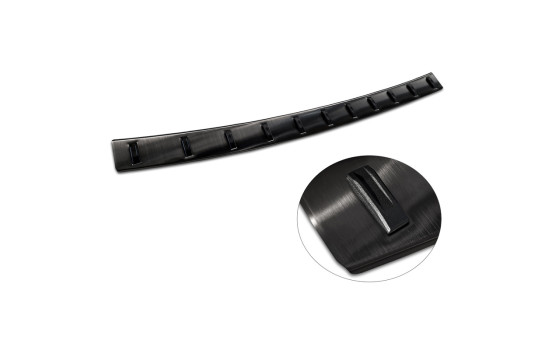 Black stainless steel bumper protector suitable for Volkswagen Transporter T5 2003-2015 incl. Multivan/Cara, Image 6