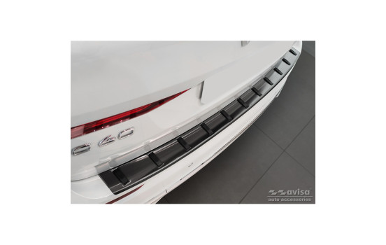 Black stainless steel bumper protector suitable for Volvo XC60 II 2017-2021 & Facelift 2021- (incl. R-Design)
