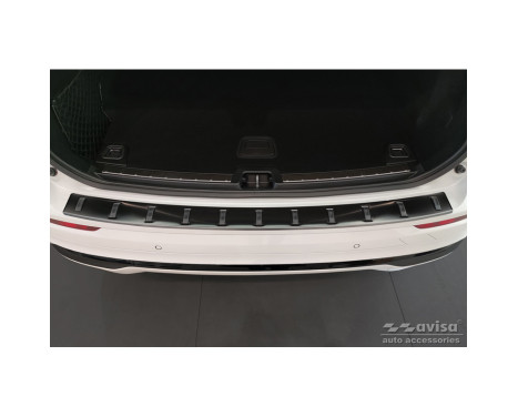 Black stainless steel bumper protector suitable for Volvo XC60 II 2017-2021 & Facelift 2021- (incl. R-Design), Image 2