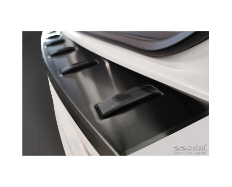 Black stainless steel bumper protector suitable for Volvo XC60 II 2017-2021 & Facelift 2021- (incl. R-Design), Image 3