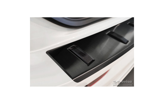 Black stainless steel bumper protector suitable for Volvo XC60 II 2017-2021 & Facelift 2021- (incl. R-Design), Image 4