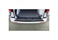 Black stainless steel bumper protector suitable for VW Transporter T5 2003-2015 (all) & T6 2015- / FL 2019