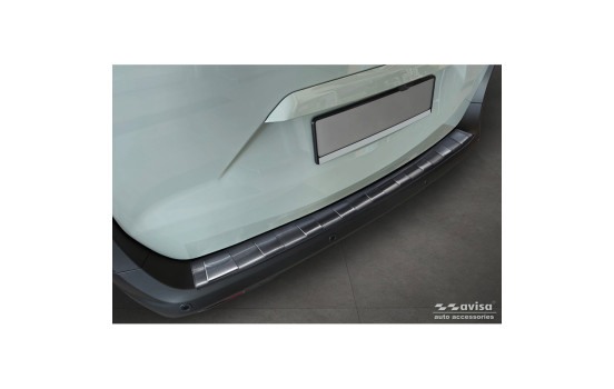 Black Stainless Steel Rear Bumper Protector Fits Ford Tourneo Courier II / Transit Courier II 2023-, Image 3