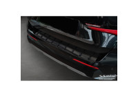 Black stainless steel rear bumper protector suitable for BMW X1 U11 / X1 U11 xLine 2022- 'STRONG EDITION'