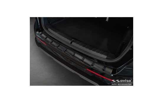 Black stainless steel rear bumper protector suitable for BMW X1 U11 / X1 U11 xLine 2022- 'STRONG EDITION', Image 2