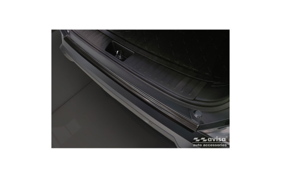 Black stainless steel rear bumper protector suitable for Hyundai Kona II (SX2) 2023-