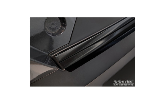 Black stainless steel rear bumper protector suitable for Hyundai Kona II (SX2) 2023-, Image 3