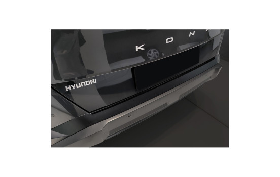 Black stainless steel rear bumper protector suitable for Hyundai Kona II (SX2) 2023-, Image 4