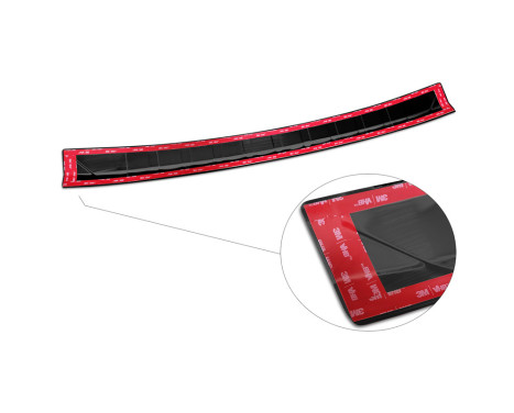 Black Stainless Steel Rear Bumper Protector suitable for Mercedes C-Class W206 Kombi 2021- 'Ribs', Image 6