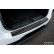 Black Stainless Steel Rear Bumper Protector suitable for Mercedes EQE SUV (X294) 2022 - 'Ribs'