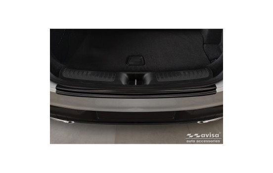 Black stainless steel rear bumper protector suitable for Mercedes GLC II Coupë (C254) 2023-, Image 2