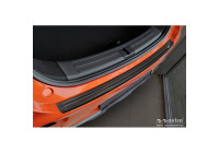 Black stainless steel rear bumper protector suitable for MG ZS FL 2019 - 'British Flag'