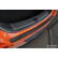 Black stainless steel rear bumper protector suitable for MG ZS FL 2019 - 'British Flag'