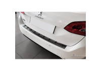 Black Stainless Steel Rear Bumper Protector suitable for Peugeot 308 SW II 2013-2017 & Facelift 2017-2021 'STRRO