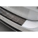 Black stainless steel rear bumper protector suitable for Skoda Octavia Scout (NX5) 2020 - 'Ribs', Thumbnail 3