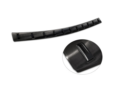 Black Stainless Steel Rear Bumper Protector suitable for Volkswagen Tiguan II 2016-2020 & Facelift 2020- 'STRONG, Image 6