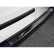 Black stainless steel rear bumper protector Volkswagen Crafter TGE 2017- 'Ribs'