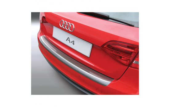 Bumper protector suitable for Audi A4 Avant 2008-2012 Silver