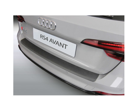 Bumper protector suitable for Audi RS4 Avant 10/2017- Black