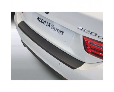 Bumper protector suitable for BMW 4-Series F36 Gran Coupe 4/2014- 'M-Sport' Black