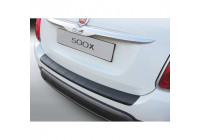 Bumper protector suitable for Fiat 500X 2/2015- Black 'Ribbed'