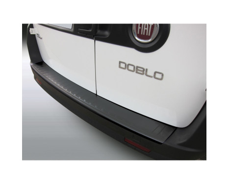Bumper protector suitable for Fiat Doblo & Opel Combo 12/2014- Black