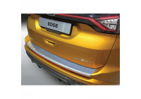 Bumper protector suitable for Ford Edge 6/2016- 'Ribbed' Silver
